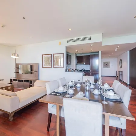 Luxe Getaways Royal Amwaj Palm Jumeirah Resort Apartment Holiday Home Dubai Exterior foto